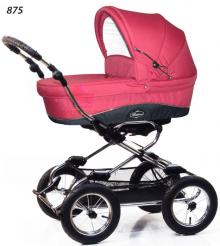 Детская коляска для новорожденных Bebecar Style At Chrome