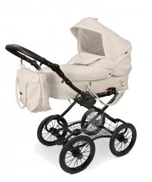 Коляска 2 в 1 Amigos Perfect Classic Black Эко Кожа