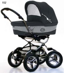 Детская коляска для новорожденных Bebecar Stylo AT Chrome