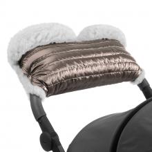 Муфта для рук на коляску Esspero Soft Fur Lux (Натуральная шерсть)