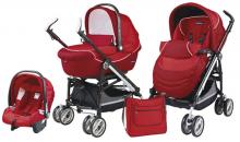 Коляска 3 в 1 Peg-Perego Pliko Switch Compact Modular System Tri-Fix
