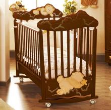 Кроватка Baby Expert Fantasogno (орех)