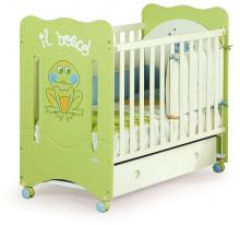 Кроватка Micuna Happy Zoo (киви+слон кость)