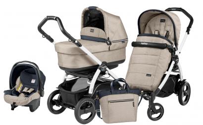 Коляска 3 в 1 Peg Perego Book 51 S Pop Up Set Modular (шасси White/Black)