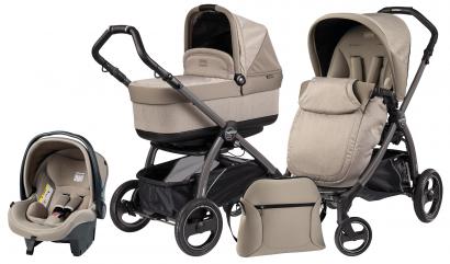 Коляска 3 в 1 Peg Perego Book 51 Pop Up Modular System (шасси White/Black)