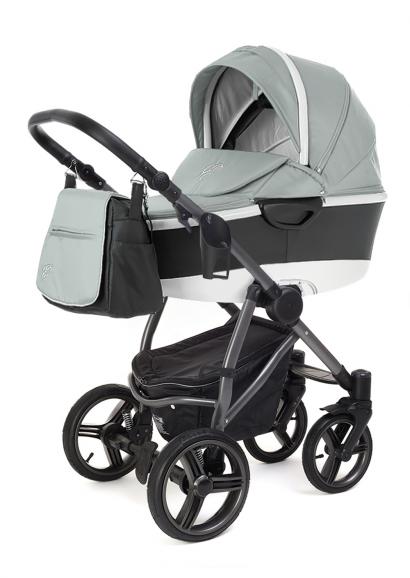 Коляска для новорожденных Esspero Newborn Lux Alu (шасси Graphite)