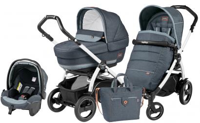 Коляска 3 в 1 Peg Perego Book 51 S Elite Modular System (шасси White/Black)