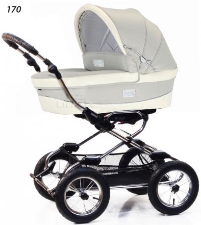 Детская коляска для новорожденных Bebecar Style At Chrome