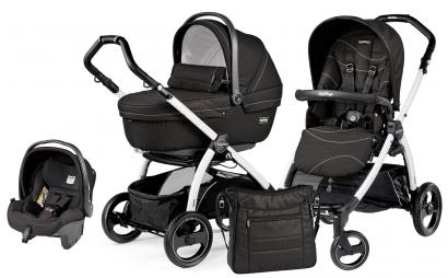 Коляска 3 в 1 Peg Perego Book S XL Modular System (шасси White/Black)