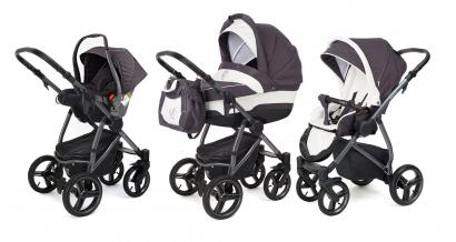 Коляска 3 в 1 Esspero Newborn Lux (шасси Graphite)