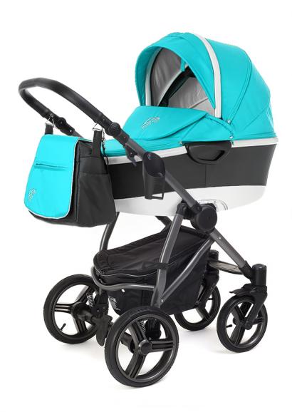 Коляска для новорожденных Esspero Newborn Lux Alu (шасси Graphite)