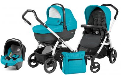 Коляска 3 в 1 Peg Perego Book 51 S XL Modular System (шасси White/Black)
