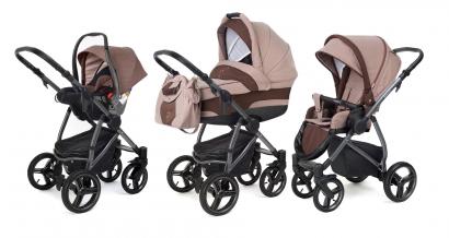 Коляска 3 в 1 Esspero Newborn Lux (шасси Graphite)