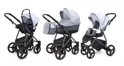 Коляска 3 в 1 Esspero Grand Newborn Lux (шасси Graphite)