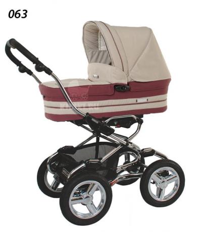 Детская коляска для новорожденных Bebecar Stylo AT Chrome Tendence