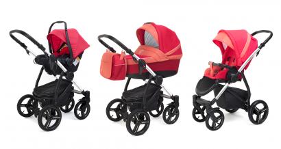 Коляска 3 в 1 Esspero Grand Newborn Lux (шасси Chrome)