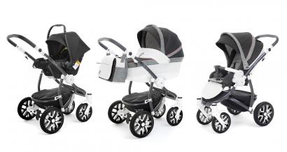Коляска 3 в 1 Esspero Grand Discovery (шасси Graphite White)