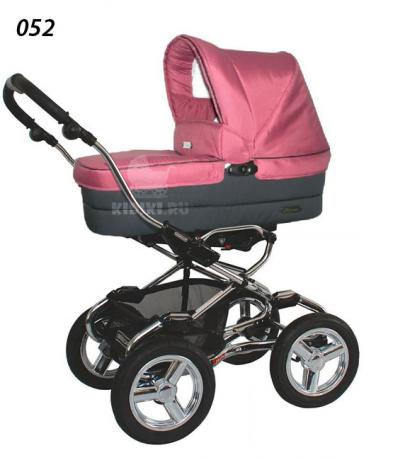 Детская коляска для новорожденных Bebecar Stylo AT Chrome Tendence