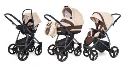 Коляска 3 в 1 Esspero Newborn Lux (шасси Graphite)