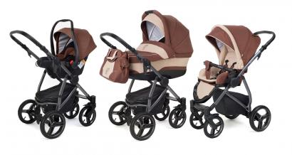 Коляска 3 в 1 Esspero Newborn Lux (шасси Graphite)