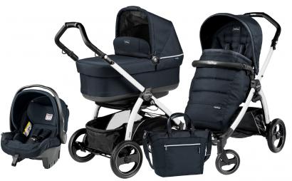 Коляска 3 в 1 Peg Perego Book S Pop Up Modular System (шасси White/Black)