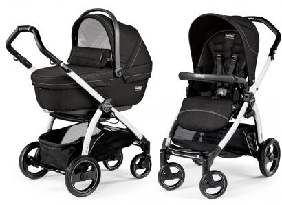 Коляска 2 в 1 Peg Perego Book S XL Modular (шасси White/Black)