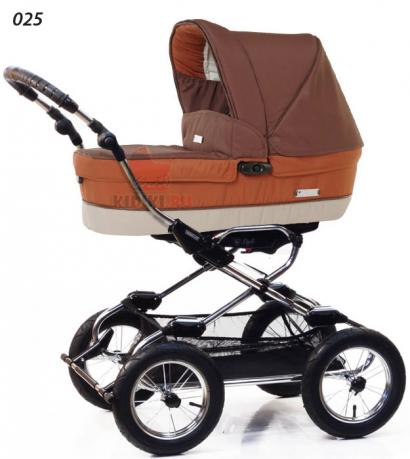 Детская коляска для новорожденных Bebecar Style At Chrome Tendence