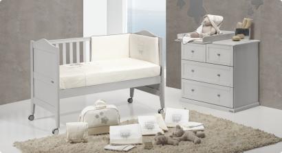 Комплект постельного белья Trama Classic Bear Cinza серия Classic