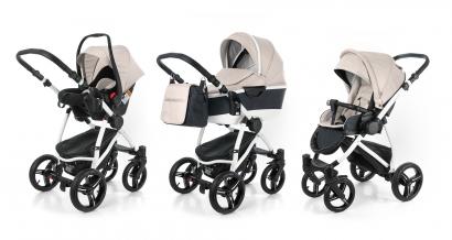 Коляска 3 в 1 Esspero Newborn Lux Alu (шасси White)