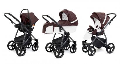 Коляска 3 в 1 Esspero Grand Newborn Lux (шасси Graphite)