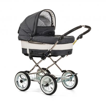 Детская коляска 2 в 1 Emmaljunga Mondial De Luxe (шасси Classic Chrome)