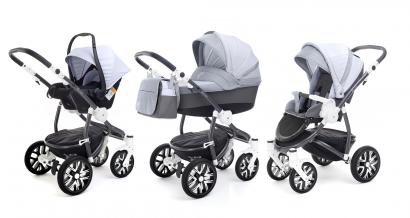 Коляска 3 в 1 Esspero Grand Discovery (шасси Graphite White)