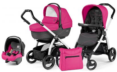 Коляска 3 в 1 Peg Perego Book S XL Set Modular (шасси White/Black)