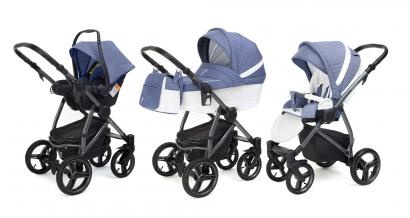 Коляска 3 в 1 Esspero Grand Newborn Lux (шасси Graphite)