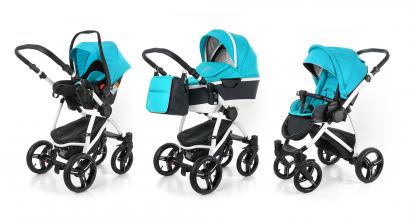 Коляска 3 в 1 Esspero Newborn Lux Alu (шасси White)