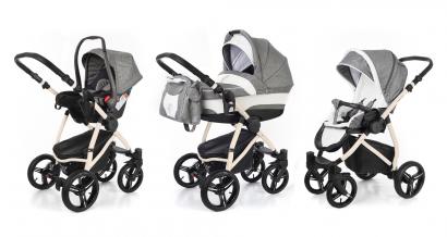 Коляска 3 в 1 Esspero Newborn Lux (шасси Beige)