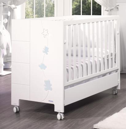 Кроватка Micuna Juliette Luxe Relax со Swarovski 120х60