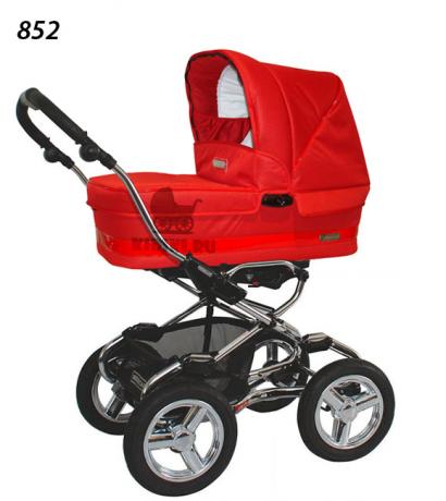 Детская коляска для новорожденных Bebecar Stylo AT Chrome Tendence