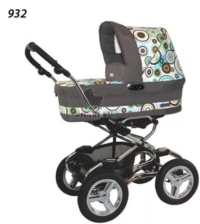 Детская коляска для новорожденных Bebecar Stylo AT Chrome Tendence