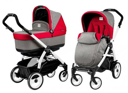 Коляска 2 в 1 Peg Perego Book 51 Pop Up Modular (шасси White/Black)