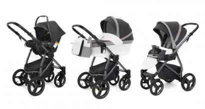 Коляска 3 в 1 Esspero Grand Newborn Lux (шасси Graphite)
