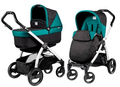 Коляска 2 в 1 Peg Perego Book 51 S Pop Up Modular (шасси White/Black)