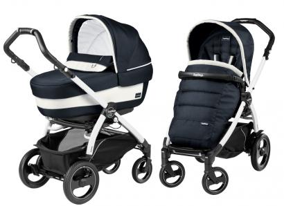 Коляска 2 в 1 Peg Perego Book 51 S Elite Modular (шасси White/Black)
