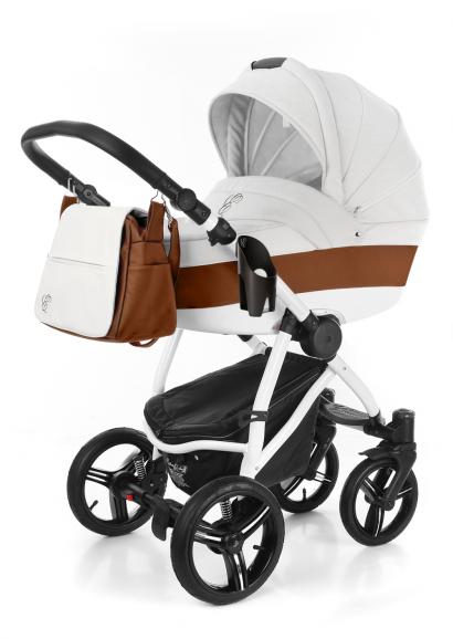 Коляска для новорожденных Esspero Grand Newborn Lux (шасси White)