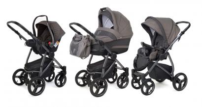 Коляска 3 в 1 Esspero Newborn Lux (шасси Graphite)