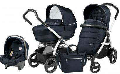 Коляска 3 в 1 Peg Perego Book 51 S Elite Modular System (шасси White/Black)