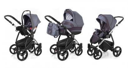 Коляска 3 в 1 Esspero Newborn Lux (шасси Chrome)