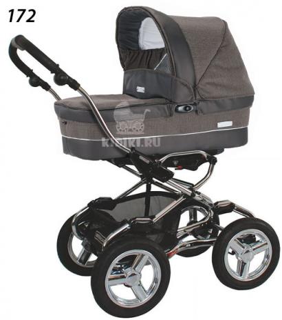 Детская коляска для новорожденных Bebecar Stylo AT Chrome Tendence