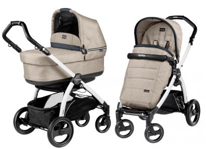 Коляска 2 в 1 Peg Perego Book S Pop Up Modular (шасси White/Black)