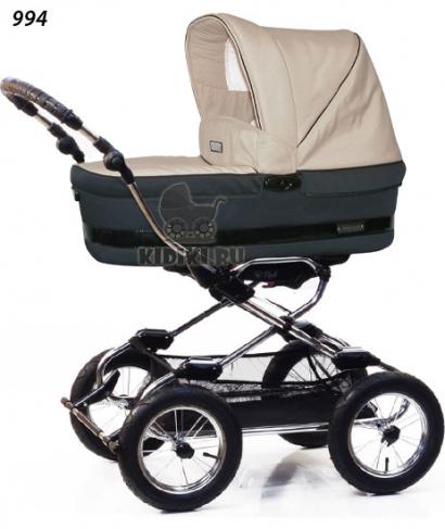 Детская коляска для новорожденных Bebecar Style At Chrome Tendence